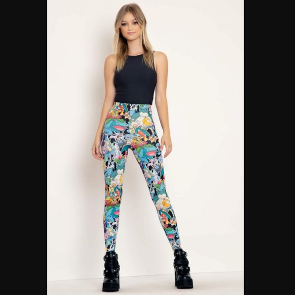 Blackmilk Pants - Blackmilk Pokemon All-Stars HWMF Leggings L EUC